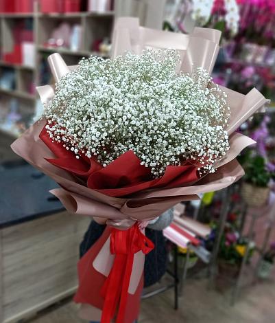 Букет цветов из: Гипсофила в Узуново