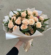 Букет Кремовые розы Латте #REPLACE_PRED# Узуново